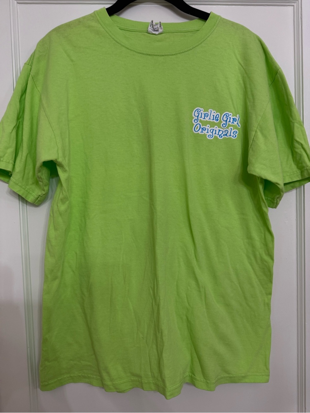 Girlie Girl Originals Lime Green Short Sleeve Graphic T-Shirt - Size L
